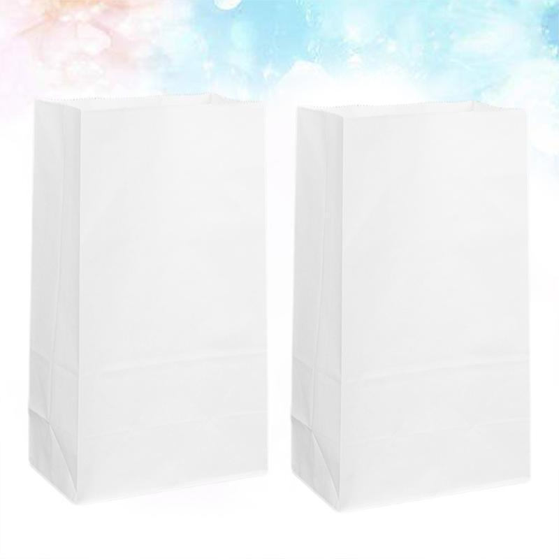 

Breakfast Paper Bags Square Bottom Candy Baking Bread Party - Size 3 Gift Wrap
