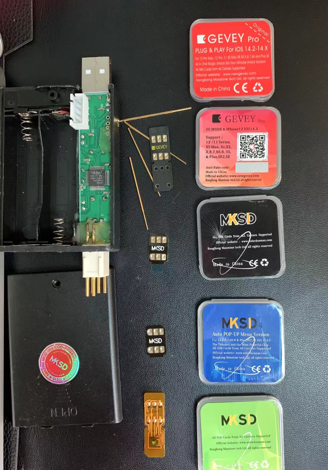 

2021 newest iOS15 14.8.x Gevey pro dongle v5 v6 update usb tool upgrade sim Chip for Geveypro GV JV MKSD ULTRA IPHONE13