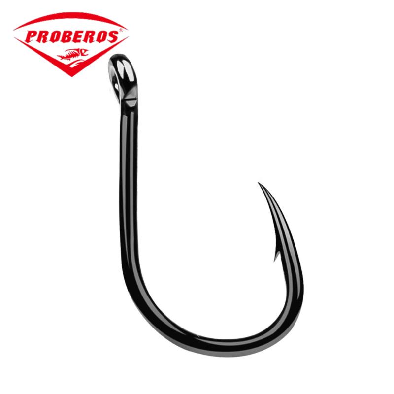 

Fishing Hooks 200pcs Japan Izu Fish Hook High Carbon Steel Barbed In Worm Pond Bait Holder Jig Hole Pesca