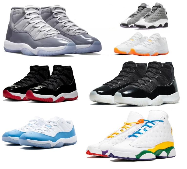 

basketball shoes 11 12 13 kids Big boy jumpman 11s 13s Royalty Cool Grey Utility Obsidian Court Purple Young girl The young man trainers sports sneakers