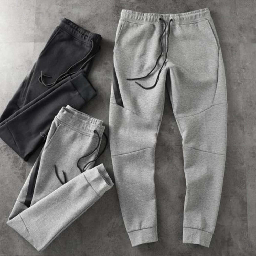 

2019 new Mens Designer Tech Fleece Sport Pants Trousers Hip Streetwear Men's Sport Brand Space Cotton Running pants SIZE: -XXL, Black