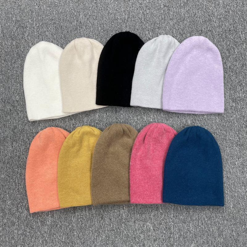 

Beanie/Skull Caps Winter Hat For Women 2021 Casual Fashion Warm Knitted Cashmere Ski Skullies Beanies Designer, 2-beige
