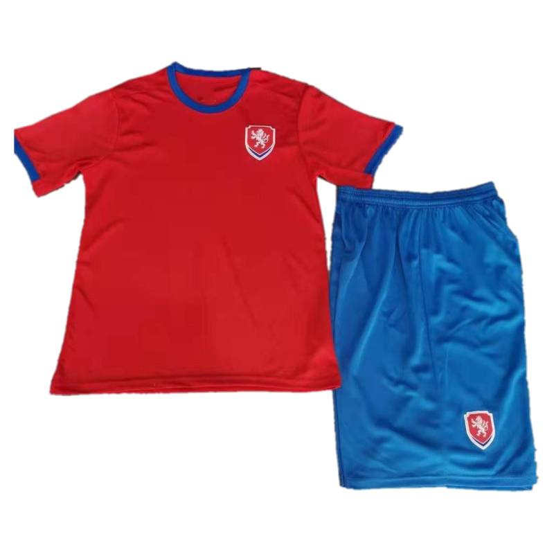 

2021/22 CZECH Kid Set 2022 #10 HUSBAUER JANKTO Child Kit Jersey Boys #7 KREJCI SCHICK Football Shirt, Home