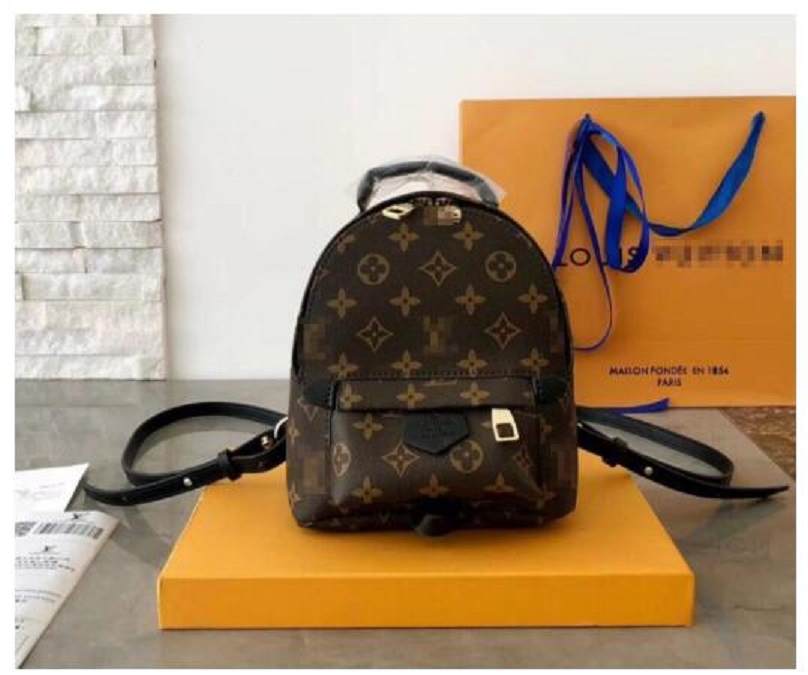 

2021 LVLOUISVITTON BagVUTTON Monogram Backpack Big Bander Bags Women Leather Handbags Michael Messenger Bages Tote Purse M41562, Red;black