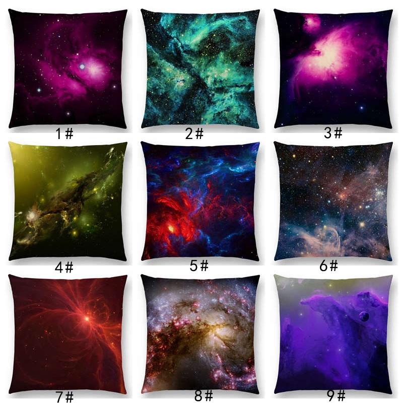 

Amazing Night Sky Gorgeous Nebula Colorful Galaxy Mysterious Universe Cushion Cover Home Decor Sofa Throw Pillow Case Cushion/Decorative