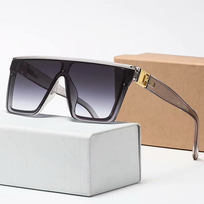 

wholesale Vintage Sunglasses Women With Bag Twin Beams Round Glasses Brand Designer Metal Frame Shades Sun gafas de sol mujer