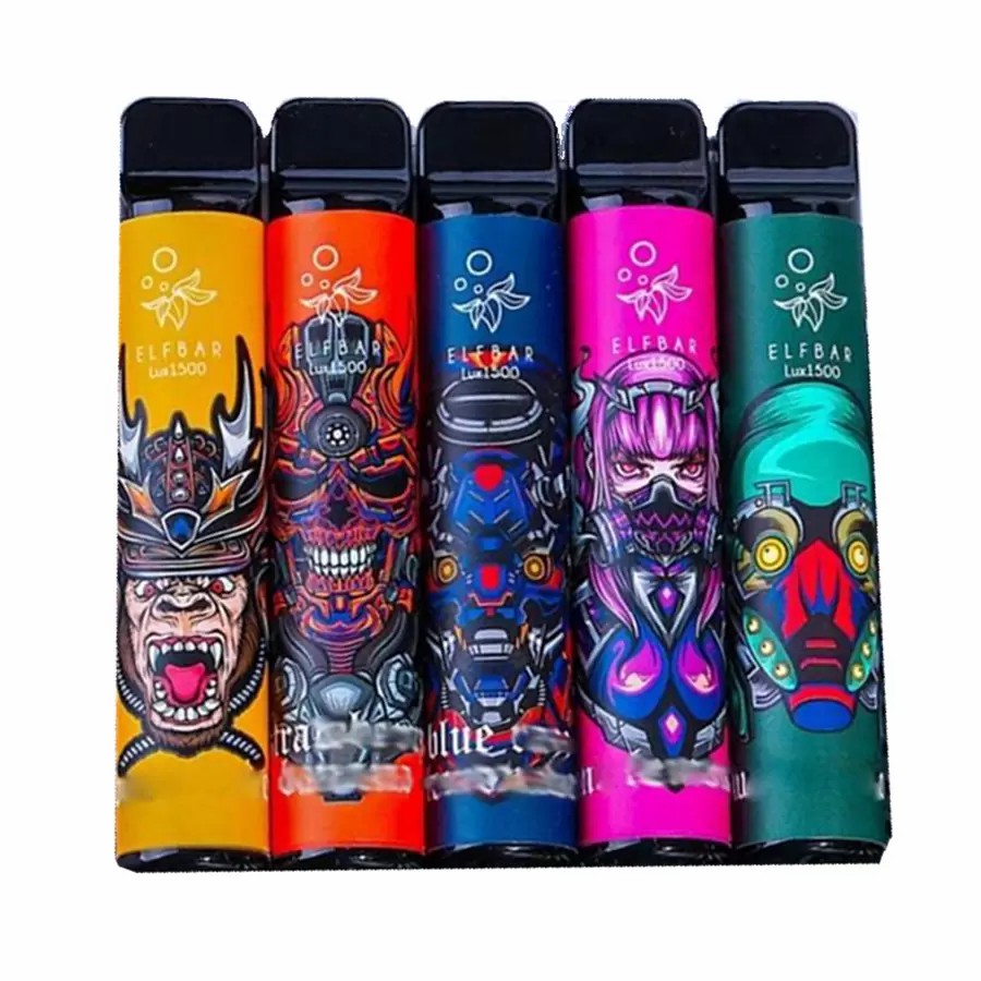 

Elf Bar 1500 Puffs E Cigarette Disposable Vape Pod Device 850mAh Battey 4.8ml Pods vaporizer elfbar