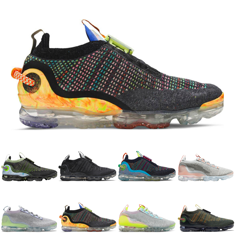 

2021 Running Shoes For Men Women Triple Black Armory Blue Dark Grey Newsprint Team Red Oatmeal mens trainers sport sneakers, Neon 36-39