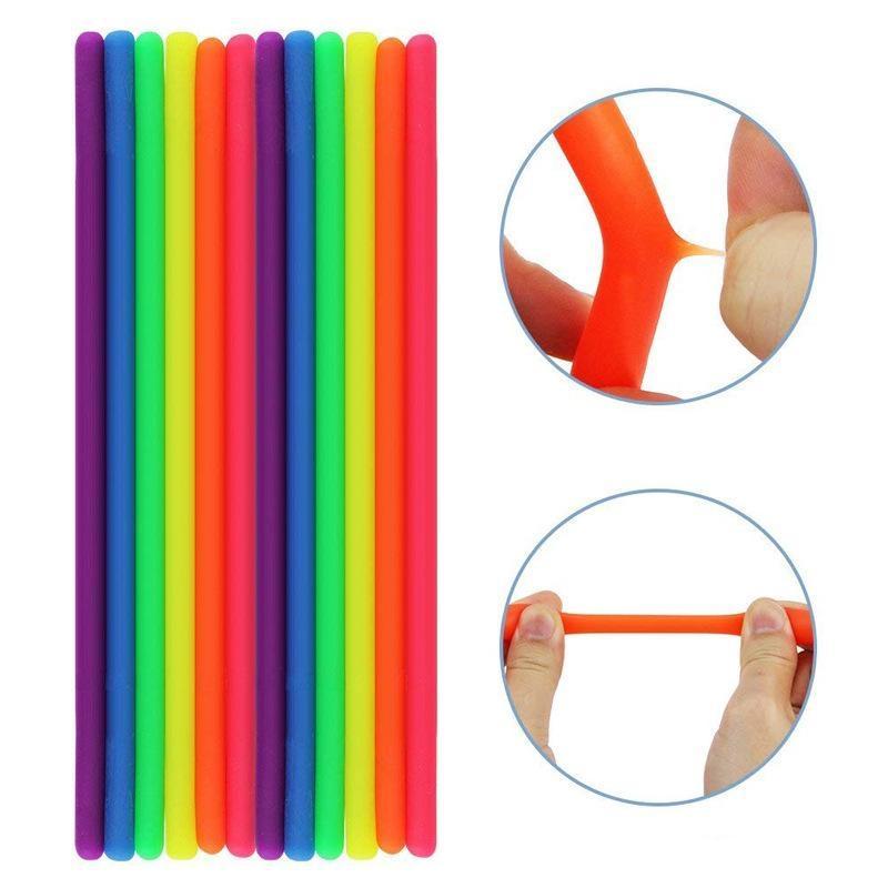 

Home & Garden Fidget Toys Pop Decompression Toy Monkey Noodles It Rope Stretched Soft Figet Stress TPR Noodle Stretch Children's gift Squishy