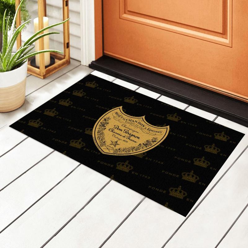 

Dom Perignon Printed PVC Doormat 40*60cm, Bathroom Non-slip Floor Mat Carpets