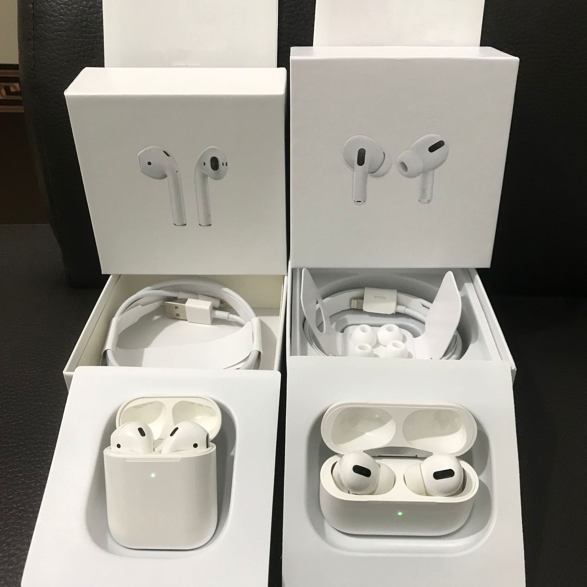 

Original 1:1 AirPods Pro Air Gen 3 AP3 AP2 H1 Chip Cases Earphones Metal Hinge Wireless Charging Bluetooth Headphones Pods 2 AP Pro Earbuds 3rd Generation with ANC, White