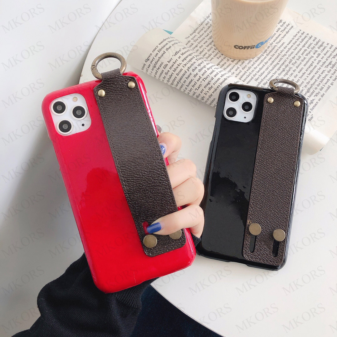

Trendy flower wrist band phone case for iphone 12 Mini 12pro 13 13pro 11 pro x xs max 11pro 8 8plus 7 7plus cover for samsung s10 s20 ultra s21 s9 s8 plus galaxy note 9 10 20, Red