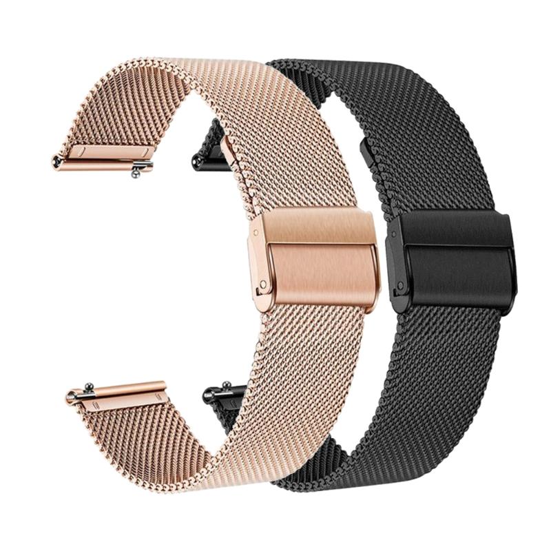 

Watch Bands Stainless Steel Milanese Loop Quick Release Wrist Strap For Nokia Withings HR 36MM 40MM Watchband