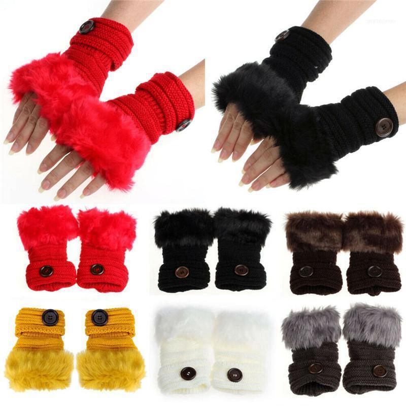 

Women Half Finger Fingerless Fashion Knit Gloves Warm Fall Winter Wrist Knitted Wool Mittens Warmer Hand Protect Accessories1