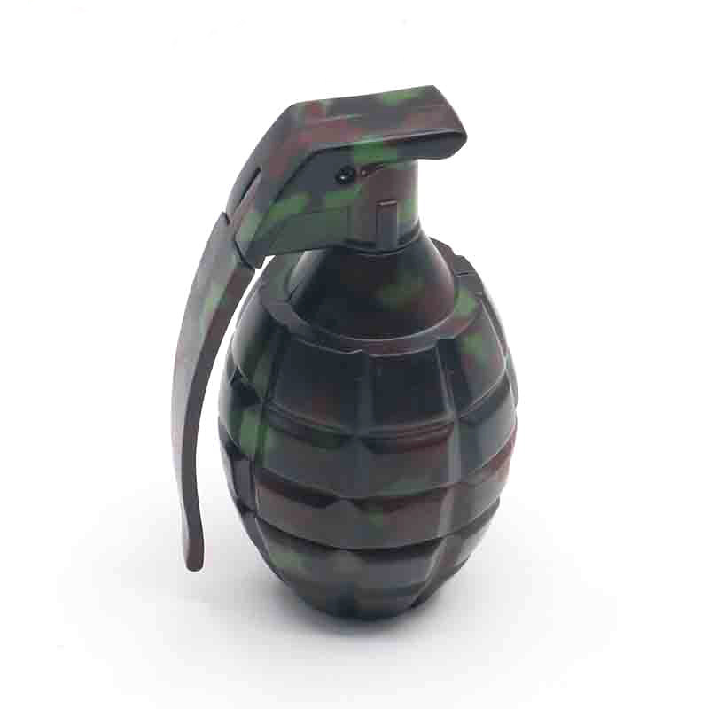 

New grenade shape smoke crusher, three-layer smoke mill, three-layer zinc alloy smoke grinder