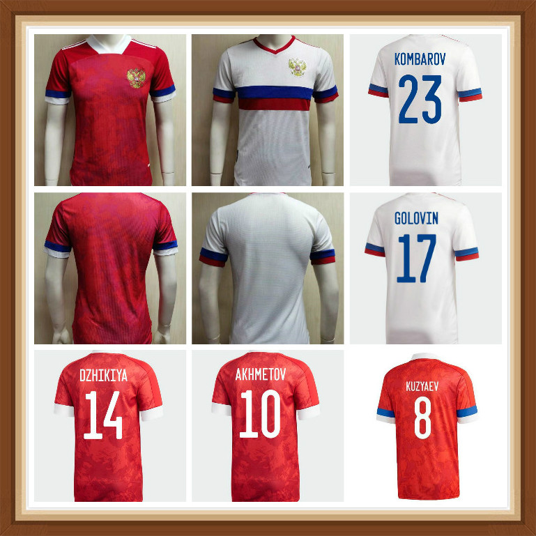 

Soccer jerseys Player version 2021 2022 Russia Thai quality Camisa futebol Rusia KOMBAROV SMOLOV ARSHAVIN MIRANCHUK Maillot de foot, Black;yellow