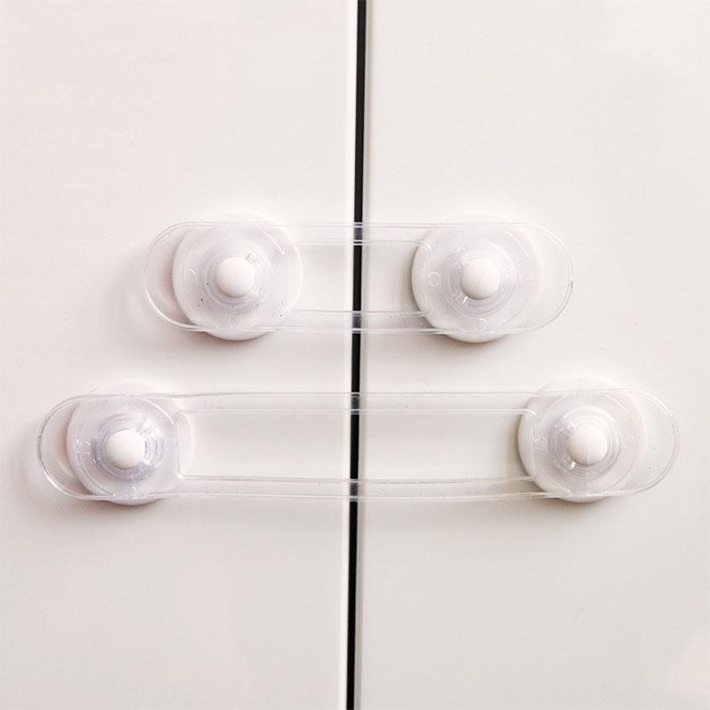 

Carriers, Slings & Backpacks 2Pcs Transparent Drawer Door Cabinet Cupboard Safety Locks Baby Kids Care Plastic Straps Infant Protection