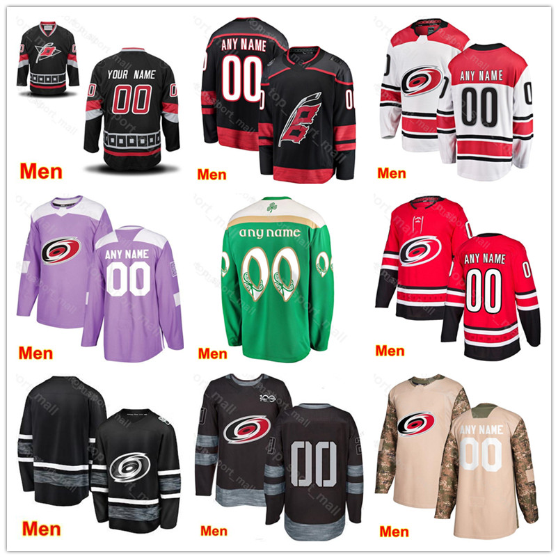 

Carolina Hurricanes Hockey 56 Erik Haula Jersey 22 Brett Pesce 11 Staal 14 Justin Williams Justin Faulk 20 Sebastian Aho Patrick Marleau KIT shirt uniform, Men