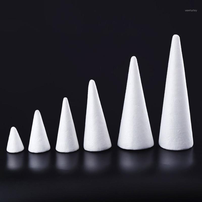 

Party Decoration 12pcs 10cm White DIY Cone Children Craft Accessories For Home Christmas