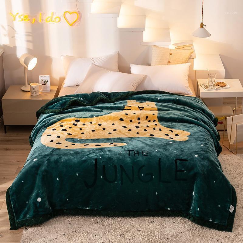 

Blankets Vintage Blooming Flowers Printed Faux Fur Fleece Bed Cover Vibrant Bright Colorful Throw Blanket Soft And Warm Thick Bedspread