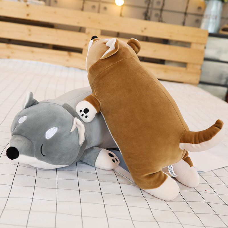 

Chai dog pillow girl sleeps doll Helper dog cloth doll bed doll cute Kiki net red plush toys