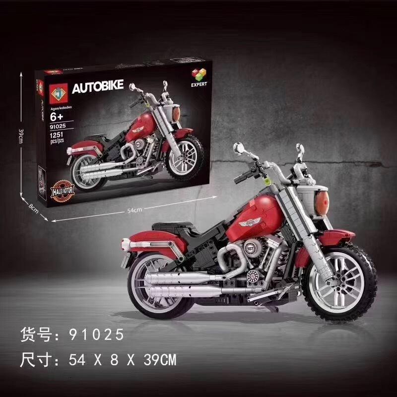 

Motorbike 701706 Harleyinglys Lepining Technic 8081 Motor Motorcycle Speed Racing Car Set Lepinblock Blocks Toys 10269 DECOOL 1008