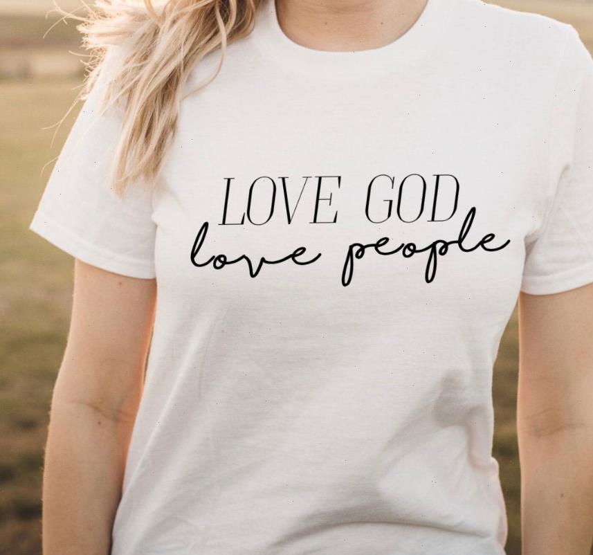 

love womens t shirt god people women tshirt cotton casual funny gift for lady yong girl tee drop ship, White