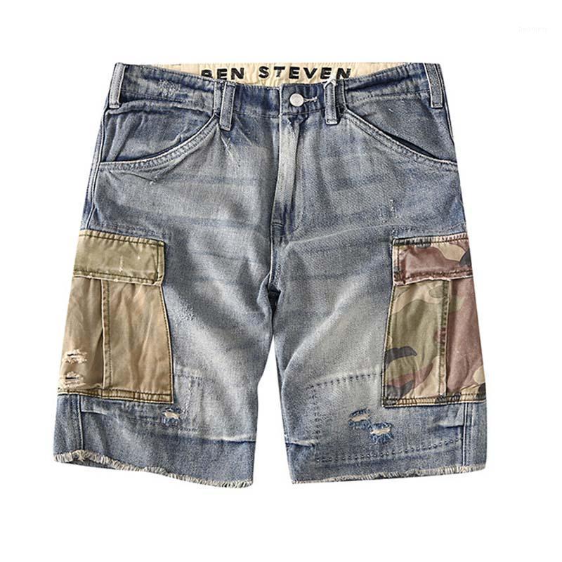 Mens Denim Cargo Shorts Australia | New 