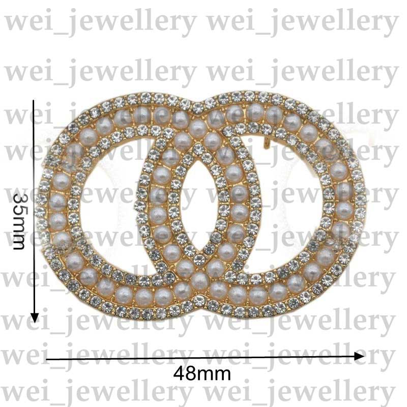 

C Letter Designer Brooch Designer Jewelry Diamond Brooches Pin Tassel Women Brooch Fashion Clothing Decoration, Gray