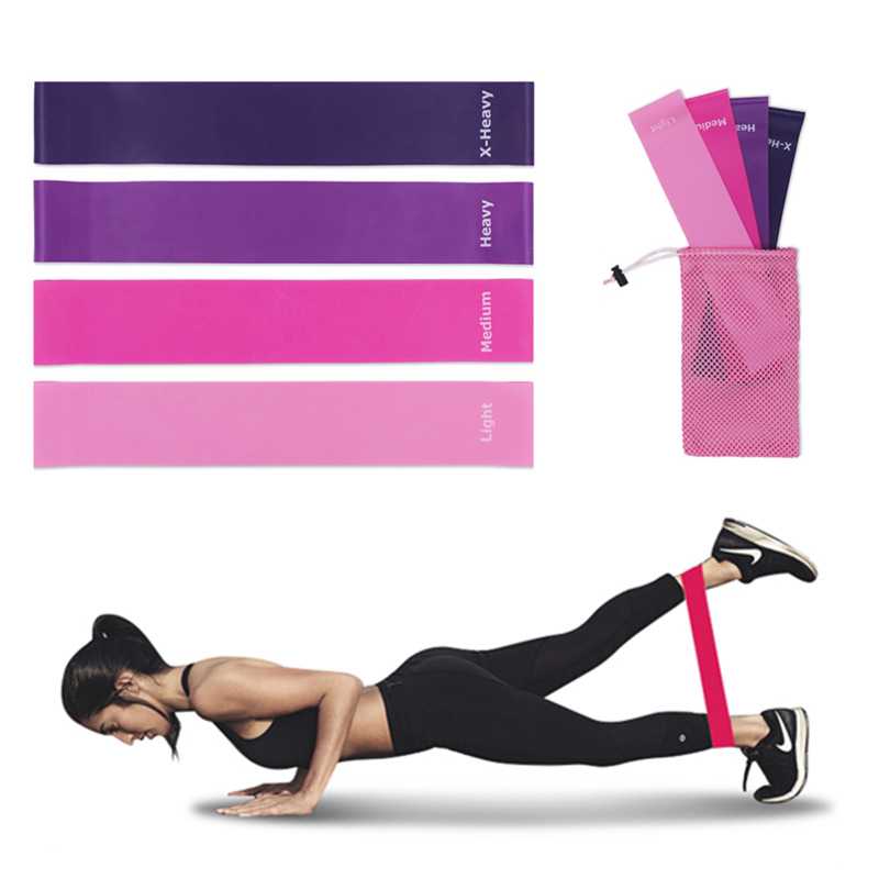 

Resistance Bands Yoga Pilates Sport Rubber Fitness Gum Crossfit Workout Equipment For Women Stretching Strength Training