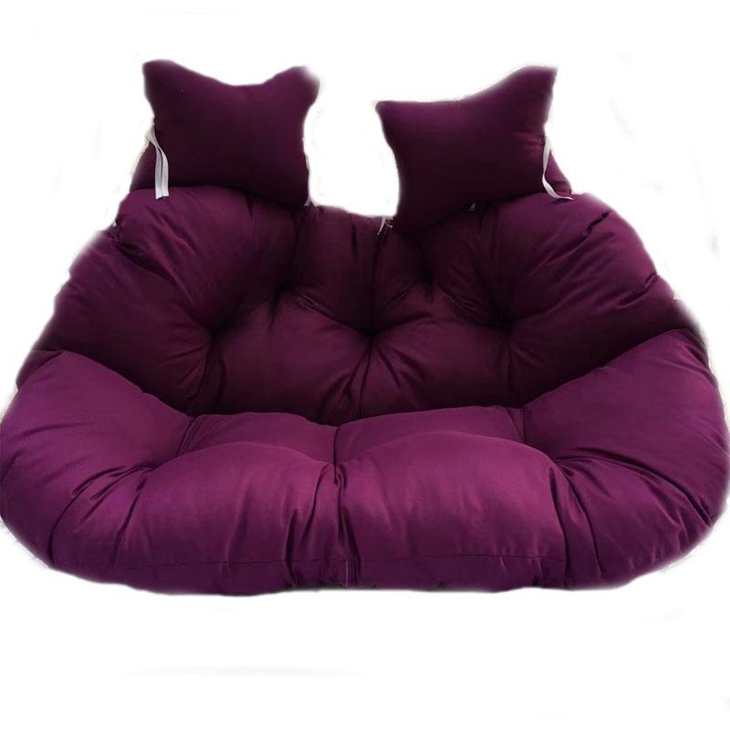 

Cushion/Decorative Pillow Hanging Basket Cushion Swing Single Double Cradle Rattan Chair Cloth, Red