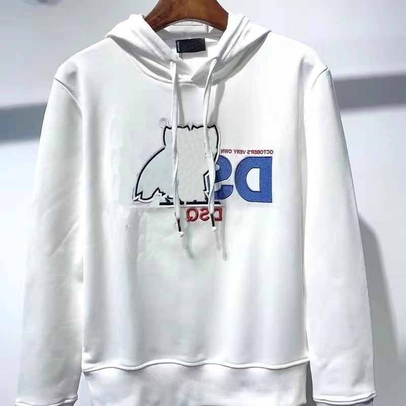 

Men's Hoodies Sweatshirts DSQ PHANTOM TURTLE Hoody Hoodies Italy fashion Sweatshirts Autumn Print D2 Hoodie Male Top Quality 100% Cotton a3, No