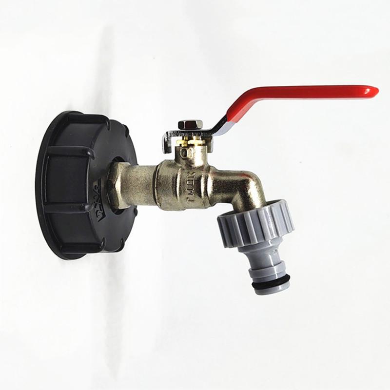 

Watering Equipments IBC Tank Tap Fuel Adapter Brass Replacement Valve Fitting Parts For Home Garden Water Connectors Faucet 1PCS Pvc