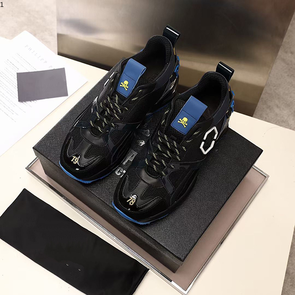 

Valentin Designer Fashion High Quality Brand Men Sneaker Couple style Patchwork rivet Genuine Leather Casual hsmjh03