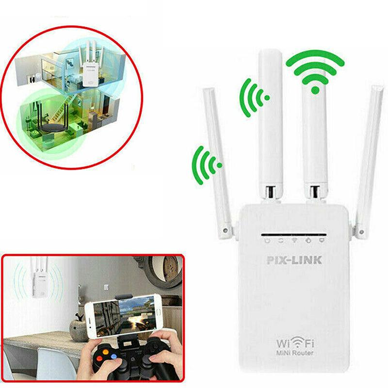 

Hubs WiFi Signal Extender Network Wi Fi 300Mbps Long Range Wireless Wi-fi