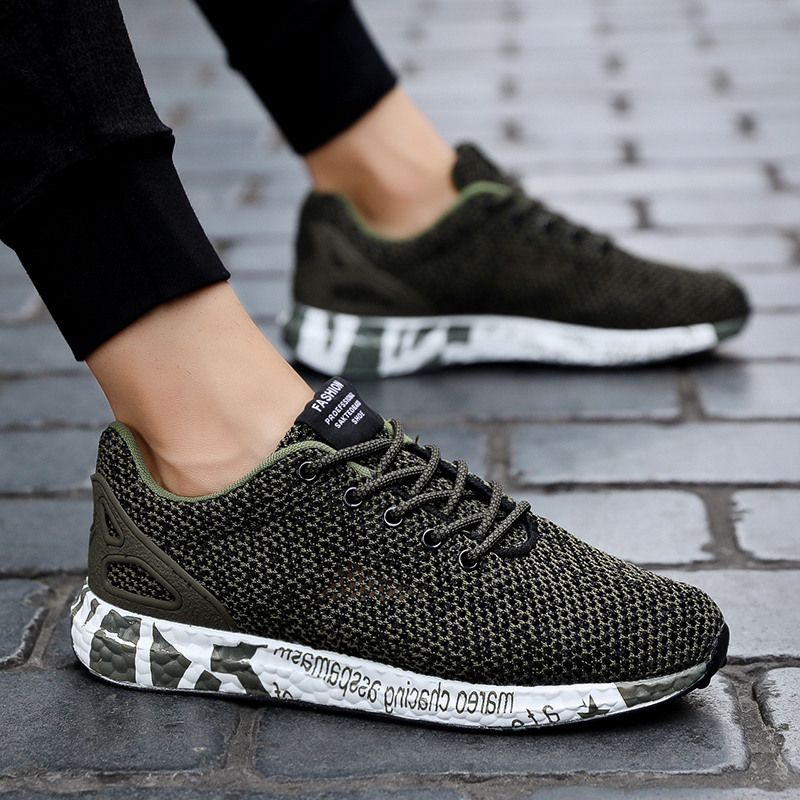 

Fashion Women Mens Athletic Shoes Students Outdoor Sports Sneakers Black Green Grey Size Eur 39-44 Code 58-0805