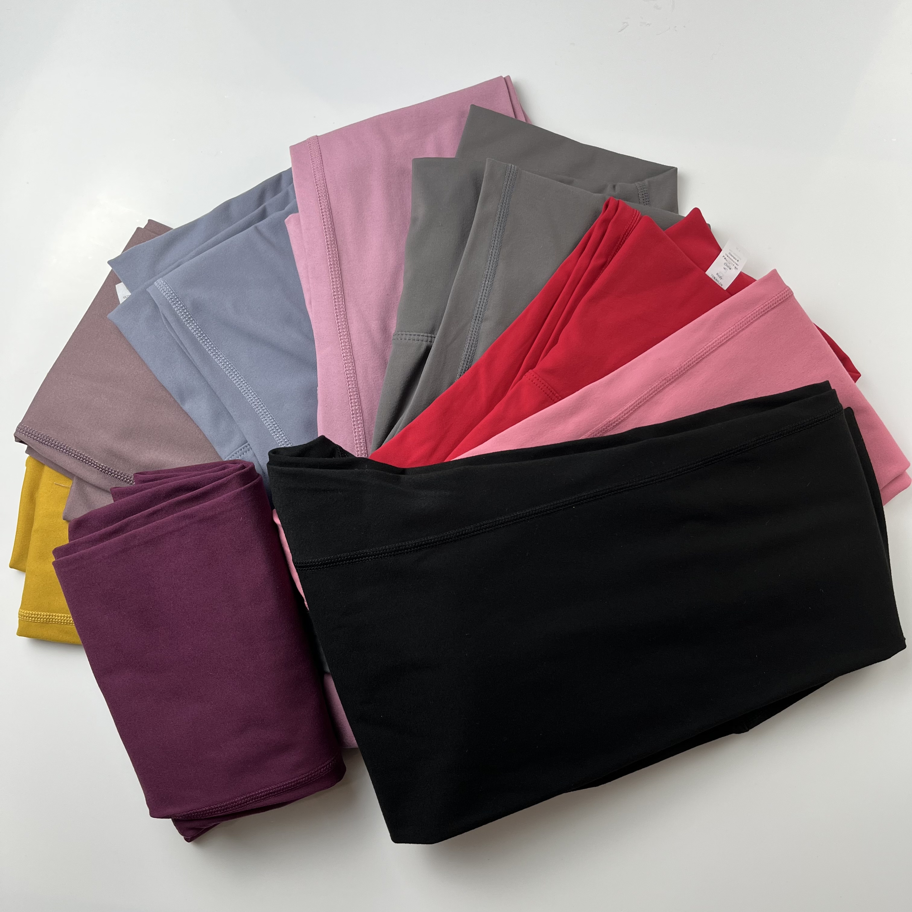 

Solid Color Women designer yoga pants lulu lemon High Waist Sports Gym Wear Leggings Elastic Fitness Lady Overall Full Tights Workout Size S-XXXL, Yogo