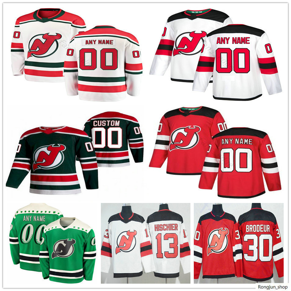 

Custom Men Woman Kids 2021 Reverse Retro New Jersey Devils Travis Zajac Ty Smith Yegor Sharangovich P.K. Subban Jack Hughes Hockey Jerseys, Black