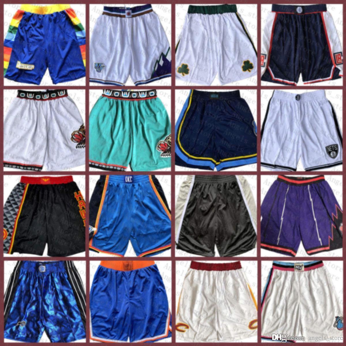 

men Memphis Grizzlies New Philadelphia 76er jersey Cleveland Cavaliers Dallas Mavericks Pocket Basketball Shorts, Black;red