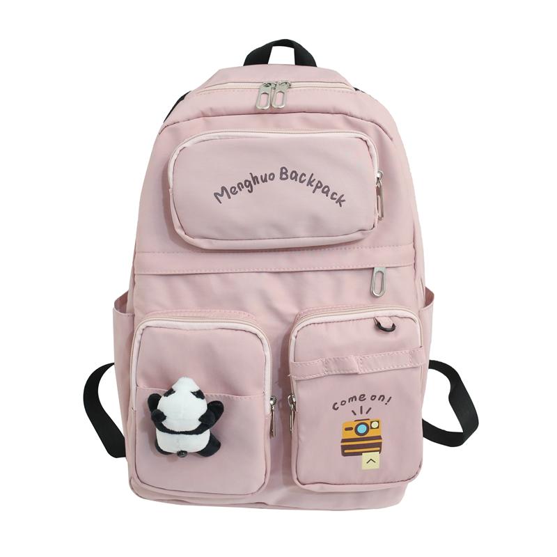 

School Bags Cute Backpacks Women Waterproof Backpack For Teenage Girl Nylon Lovely Cartoon Daily Travel Softback Mochila Escolar