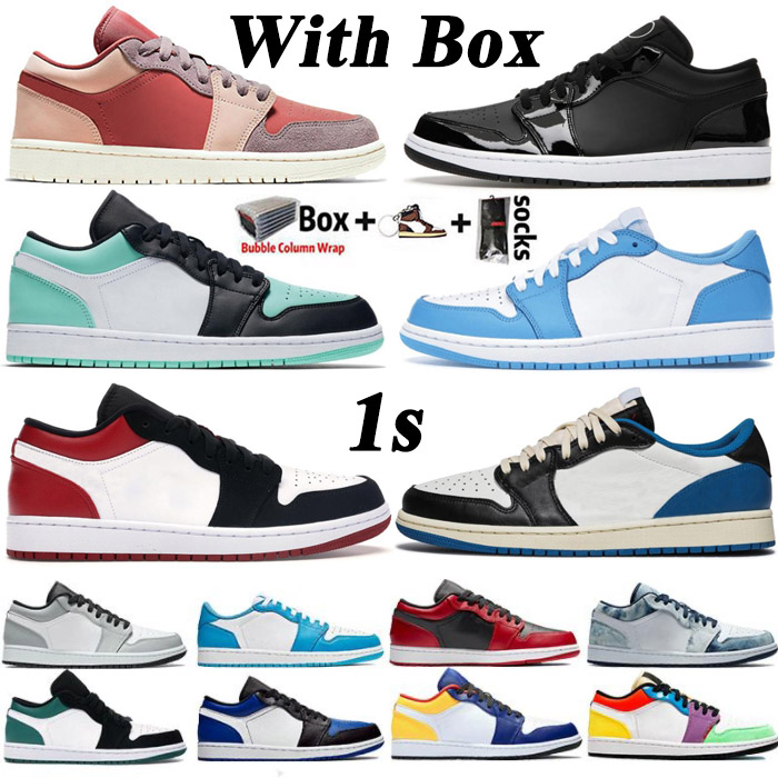 

2022 Jumpman Low 1 Top 3 OG UNC Canyon Rust 1s Mens Basketball Shoes Obsidian Hyper Royal Emerald Toe Noble Red Panda Men Sports Women Sneakers Trainers Size 36-45, 18