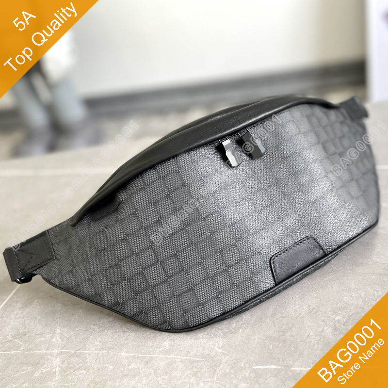 

5A Top Quality Waist Bag Fashion Stylish Pocket Shoulder Bags Wallet Cross Body Purse With Box B142 (44336 45220 57289 -) BAG0001, Canvas &embossed leather