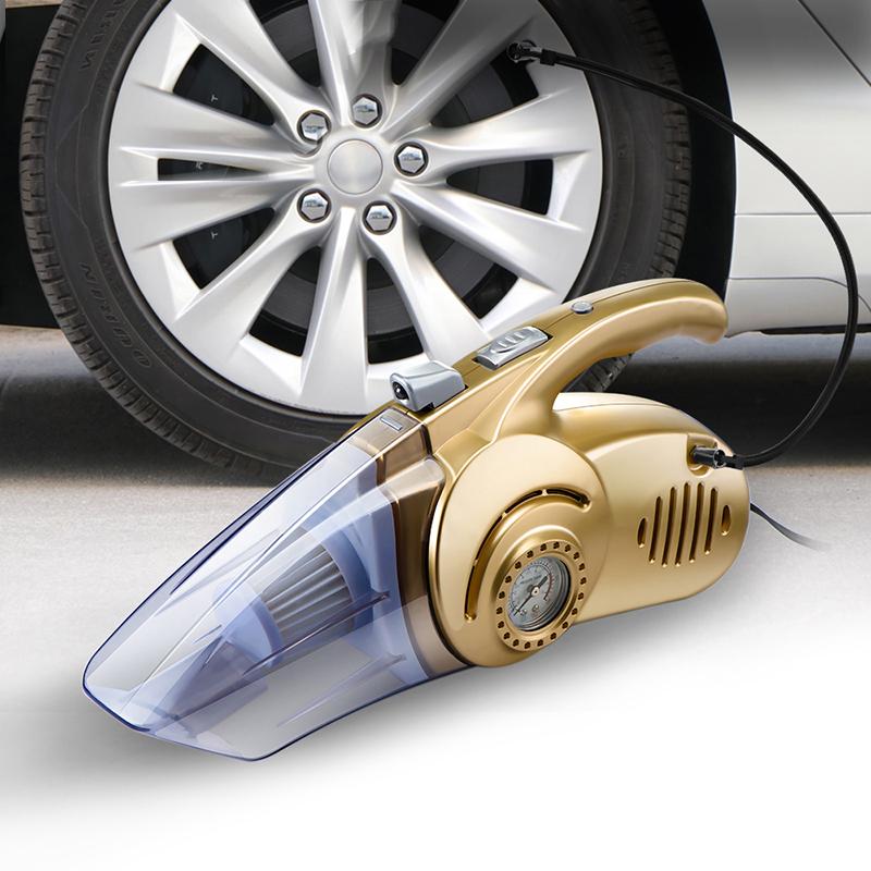 

Vacuum Cleaner 4 In 1 Multi-function Wet Dry Car Tire Inflator Pressure Gauge LED EMERGENCY 120 W Portable Aspirator Sale