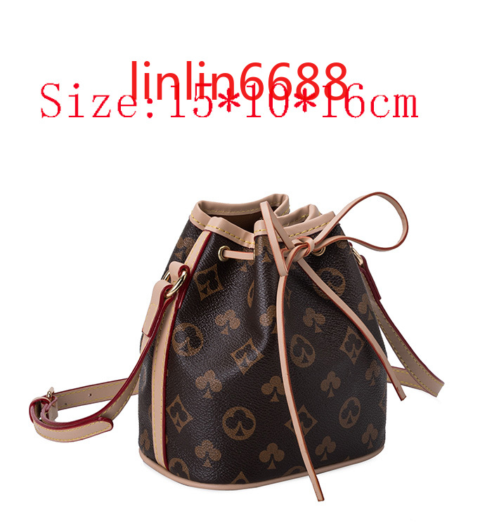 

Famous brand Wholesale cross-body bag women on the new Fashion versatile printing single shoulder small bags pulling rope mini mobile phone bucket handbags Purse, Other fees