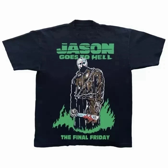 

High Street Warren Lotas Friday the 13th Mens Womens Designers T-Shirts Loose Tees Tops Man  Casual Shirt Shorts Sleeve Clothes