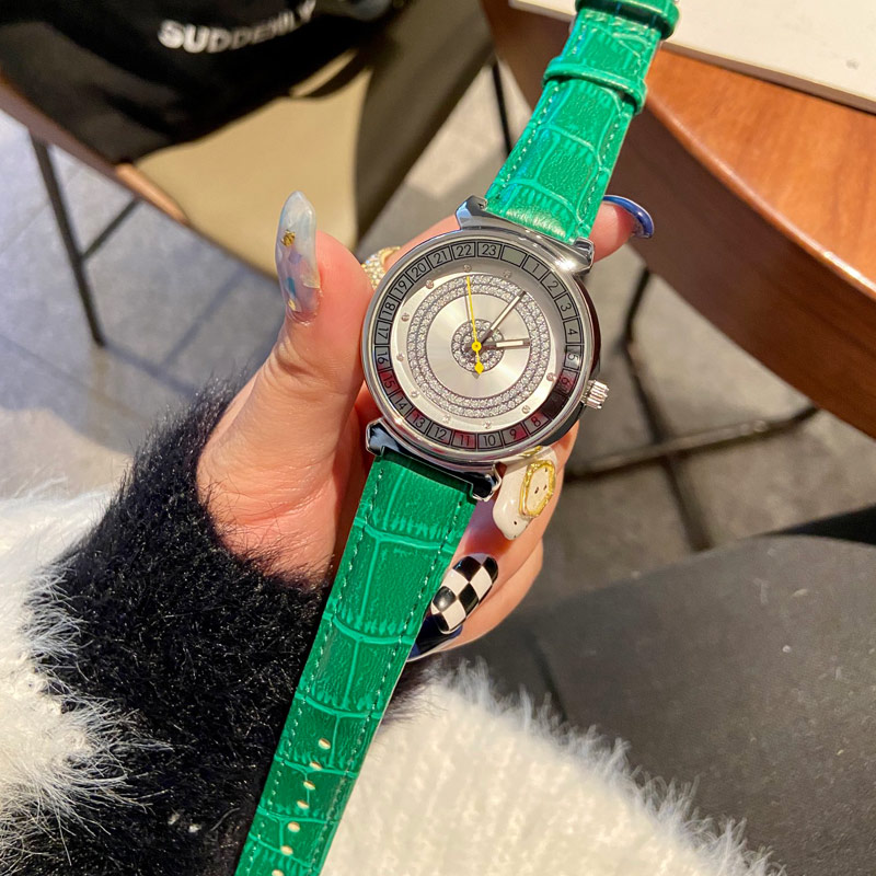 

Luxury women watches diamond lady watch Top brand Designer wristwatches for woman leather strap Rhinestone Christmas Mother's Day Gift Valentine's Day present