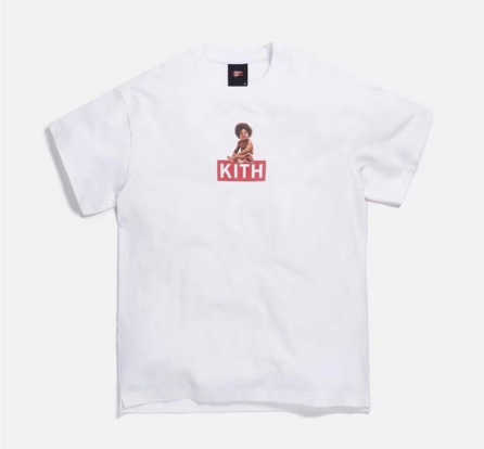 

tshirt Men kith Women 1 High Quality Top Tees Hip-hop Skateboard T-shirtZ6, White