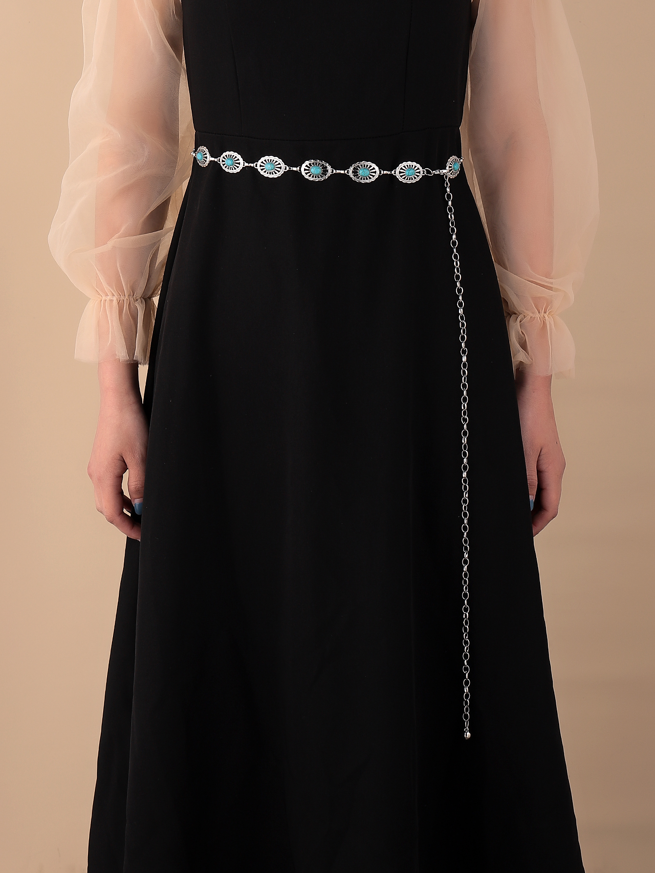 

Women Fashion Rhinestone Belts Shiny Diamond Crystal Waistband Sliver Gold Alloy Lady Luxury Party Dress Waist Belt Pin Buckle, Silver