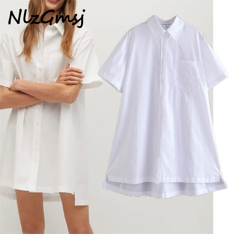 

Summer Fashion Turn-down Collar Blouses And Shirts Woman Elegant Tops Female Ladies 04 210628, As picture