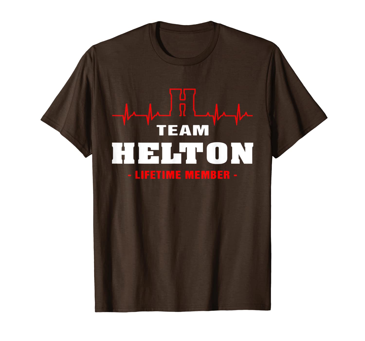 

team helton lifetime member shirt surname, last name gift t-shirt, White;black